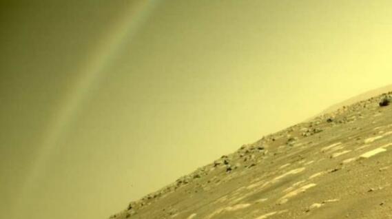 火星上捕获的彩虹NASA背后的真相