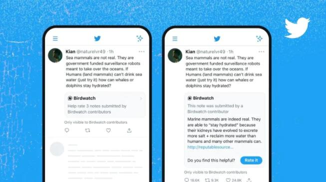 Twitter的Birdwatch事实检查已开始在推文中展开