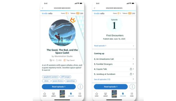 亚马逊正在推出一个名为Kindle Vella的情节故事平台