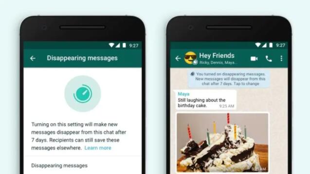 新的WhatsApp消失消息功能现在在测试版中